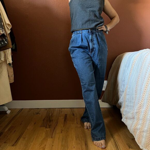 Lucy and yak addison jeans mid wash blue denim size 30 Regular straight leg - Picture 10 of 16